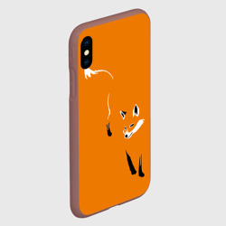 Чехол для iPhone XS Max матовый Лиса - фото 2