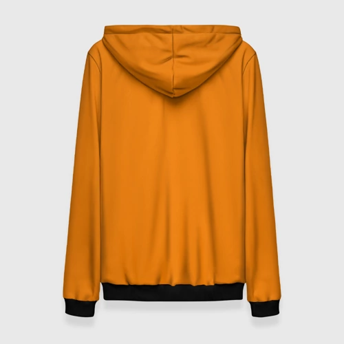 Женская толстовка 3D с принтом Лиса, вид сзади #1