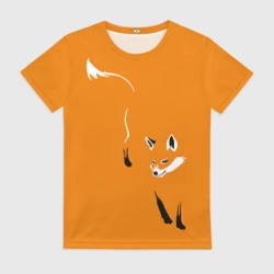 Женская футболка 3D Лиса