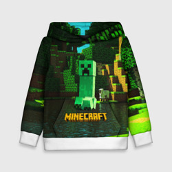 Детская толстовка 3D Minecraft Майнкрафт Крипер