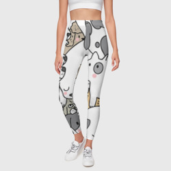 Леггинсы 3D Собачье собрание - фото 2