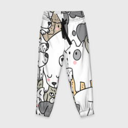 Детские брюки 3D Собачье собрание