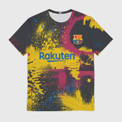 Мужская футболка 3D FC Barcelona La Liga pre-match shirt 2021