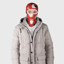 Балаклава 3D Корги и пицца - фото 2