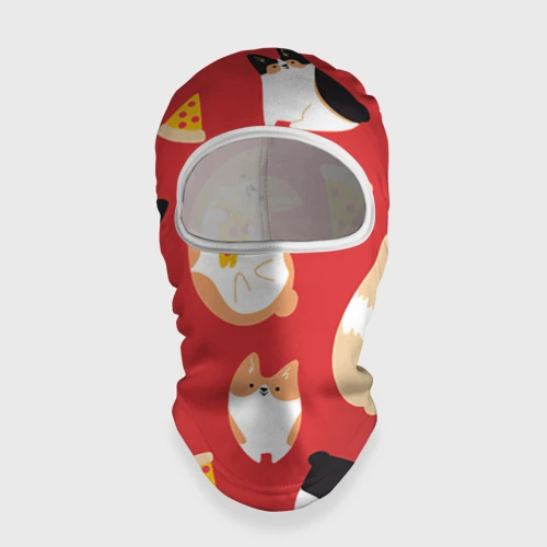 Балаклава 3D Корги и пицца