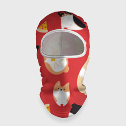 Балаклава 3D Корги и пицца