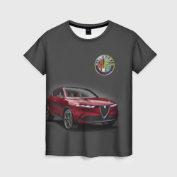 Женская футболка 3D Alfa Romeo - Italy