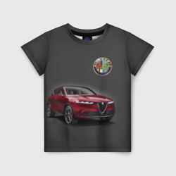 Детская футболка 3D Alfa Romeo - Italy