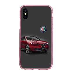 Чехол для iPhone XS Max матовый Alfa Romeo - Italy