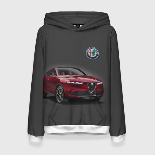 Женская толстовка 3D Alfa Romeo - Italy, цвет 3D печать