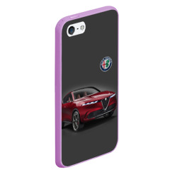 Чехол для iPhone 5/5S матовый Alfa Romeo - Italy - фото 2