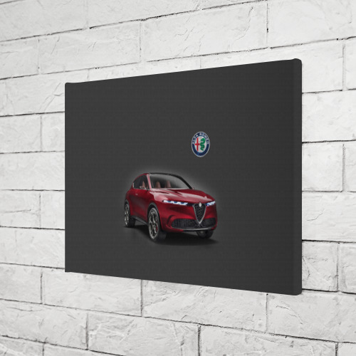 Холст прямоугольный Alfa Romeo - Italy, цвет 3D печать - фото 3