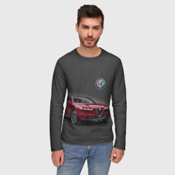 Мужской лонгслив 3D Alfa Romeo - Italy - фото 2