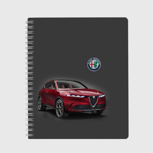 Тетрадь Alfa Romeo - Italy, цвет клетка