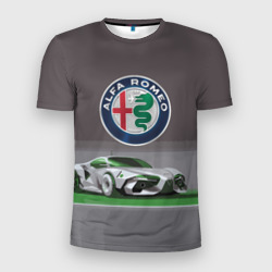 Мужская футболка 3D Slim Alfa Romeo motorsport