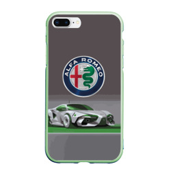 Чехол для iPhone 7Plus/8 Plus матовый Alfa Romeo motorsport