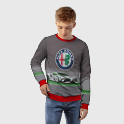 Детский свитшот 3D Alfa Romeo motorsport - фото 2