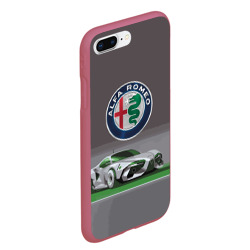 Чехол для iPhone 7Plus/8 Plus матовый Alfa Romeo motorsport - фото 2
