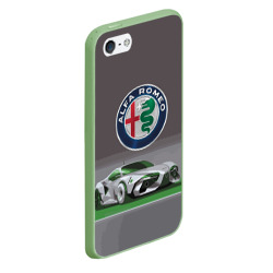 Чехол для iPhone 5/5S матовый Alfa Romeo motorsport - фото 2