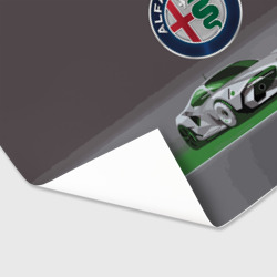 Бумага для упаковки 3D Alfa Romeo motorsport - фото 2
