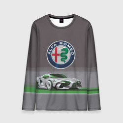 Мужской лонгслив 3D Alfa Romeo motorsport