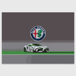 Поздравительная открытка Alfa Romeo motorsport