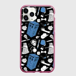 Чехол для iPhone 11 Pro матовый Тардис