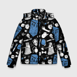 Зимняя куртка для мальчиков 3D Тардис