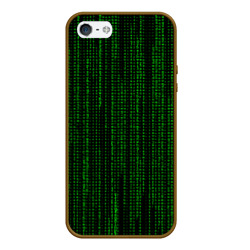 Чехол для iPhone 5/5S матовый Matrix