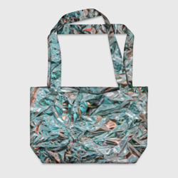 Голографическая фольга – Пляжная сумка 3D с принтом купить