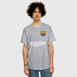 Мужская футболка хлопок Oversize Barcelona - фото 2