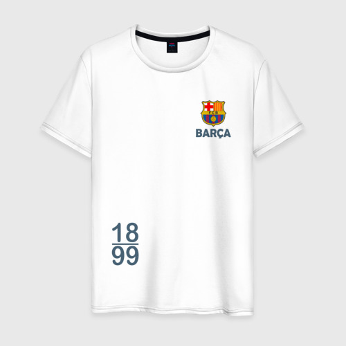 Мужская футболка хлопок FC Barcelona | 18/99 (2021)