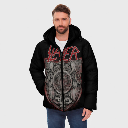 Мужская зимняя куртка 3D Slayer слэйер, цвет черный - фото 3