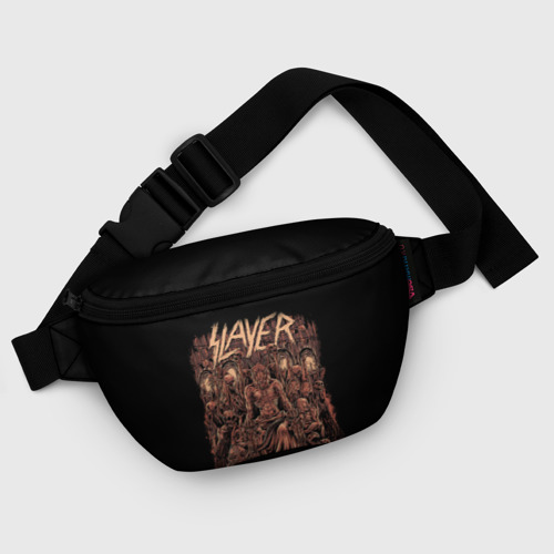 Поясная сумка 3D с принтом Slayer, фото #5