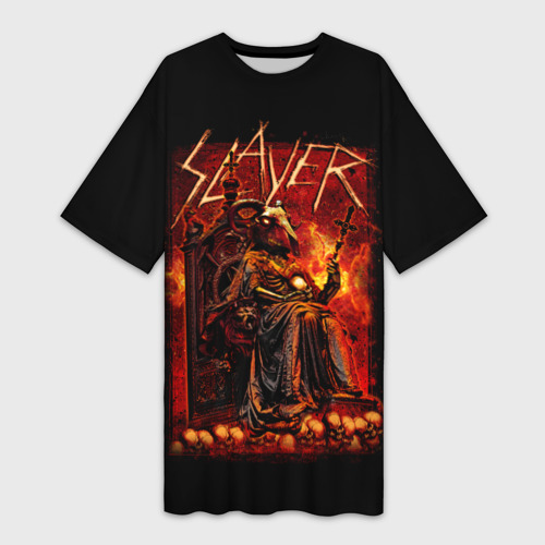 Платье-футболка 3D Slayer, цвет 3D печать