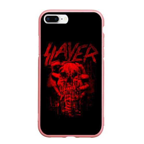 Чехол для iPhone 7Plus/8 Plus матовый с принтом Slayer, вид спереди #2