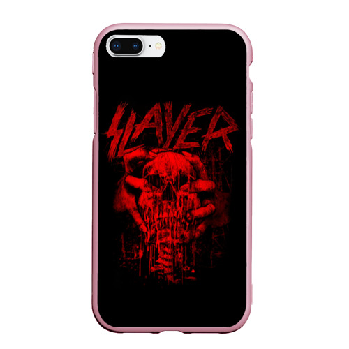 Чехол для iPhone 7Plus/8 Plus матовый Slayer, цвет розовый