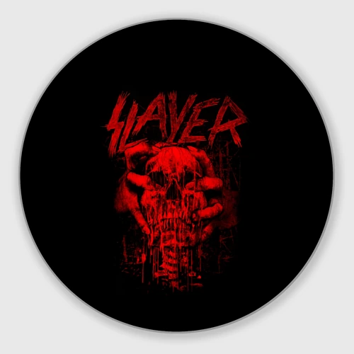 Круглый коврик для мышки Slayer