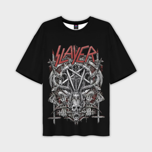 Мужская футболка oversize 3D Slayer, цвет 3D печать