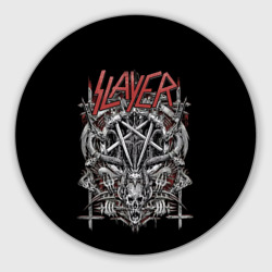 Круглый коврик для мышки Slayer