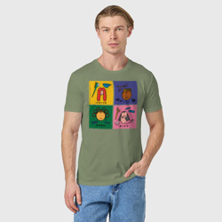 Мужская футболка хлопок Укладка, стрижка, покраска - фото 2
