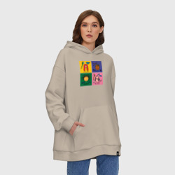 Худи SuperOversize хлопок Укладка, стрижка, покраска - фото 2