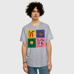 Мужская футболка хлопок Oversize Укладка, стрижка, покраска - фото 2