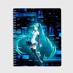 Тетрадь Miku в матрице