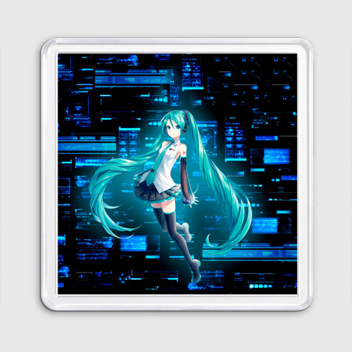 Магнит 55*55 Miku в матрице