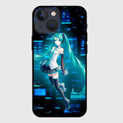 Чехол для iPhone 13 mini Miku в матрице