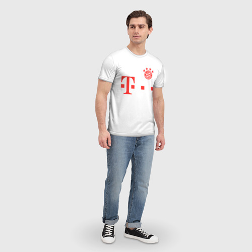 Мужская футболка 3D FC Bayern M?nchen 20-21, цвет 3D печать - фото 5