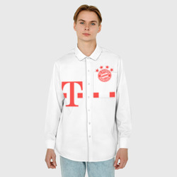 Мужская рубашка oversize 3D FC Bayern M?nchen 20-21 - фото 2