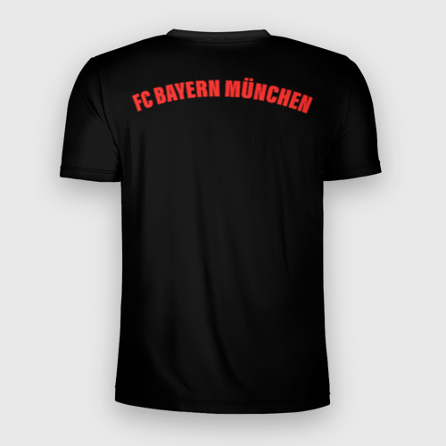 Мужская футболка 3D Slim с принтом FC Bayern M?nchen 20/21, вид сзади #1