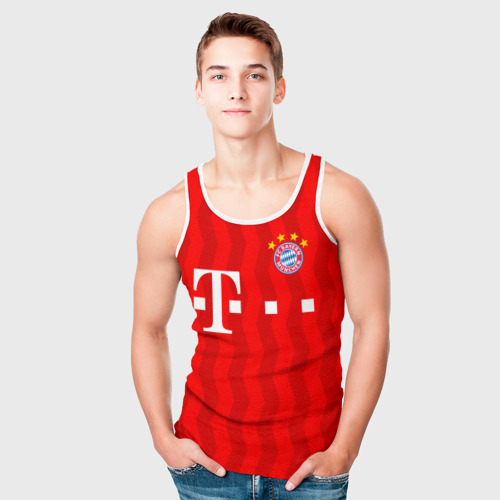 Мужская майка 3D FC Bayern Munchen, цвет 3D печать - фото 5